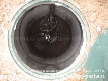 Монтаж водопровода из скважины с кессоном из ж/б колец