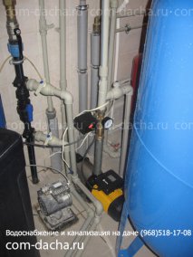 Усиление напора воды в водопроводе