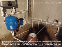 Устройство летнего водопровода из скважины