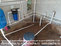 Монтаж дачного водопровода из скважины