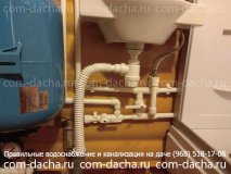 Монтаж водопровода в бане под ключ